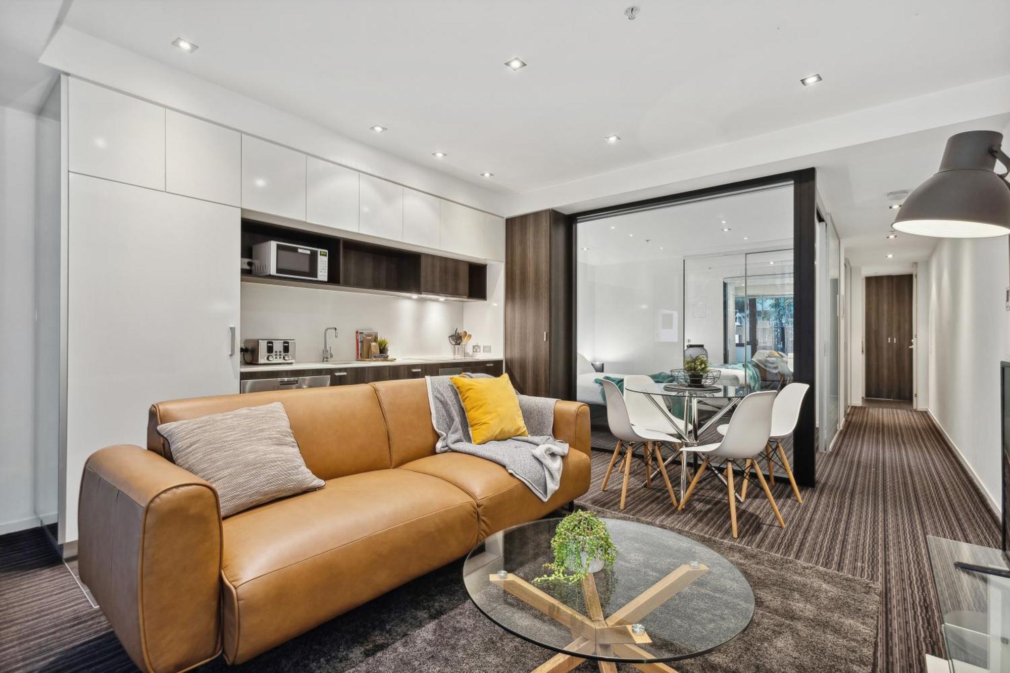 Complete Host Halo Apartments ملبورن الغرفة الصورة